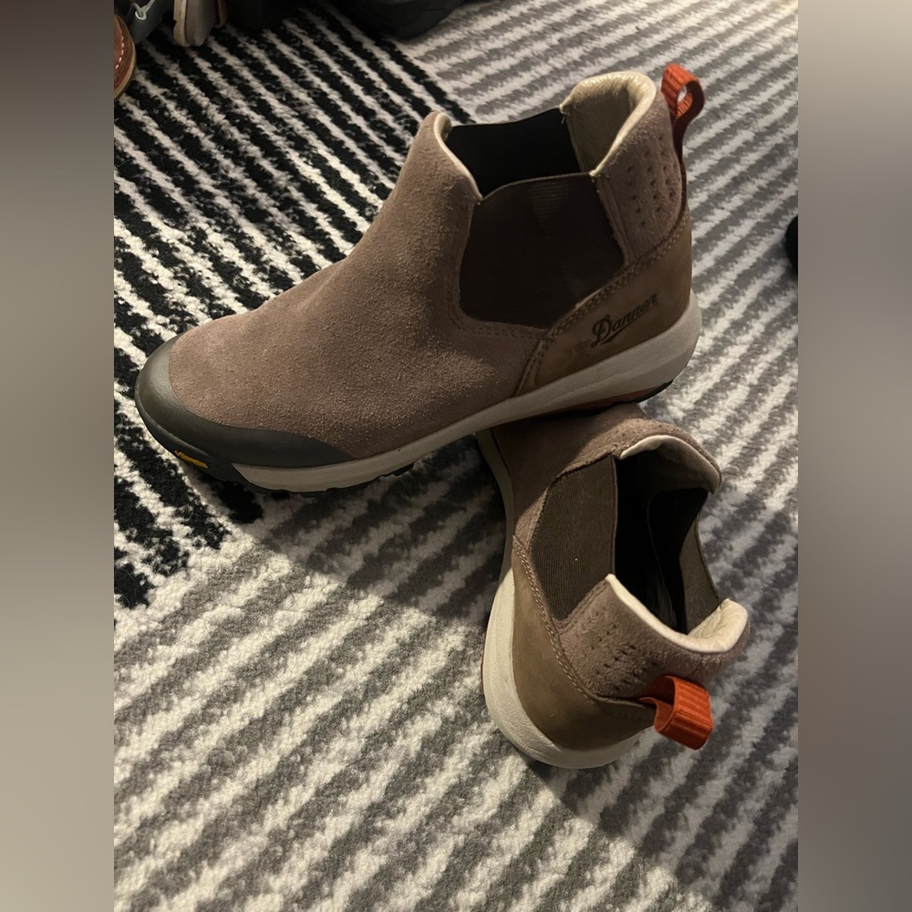 Danner Brown Slip-On Booties